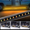 2Pcs 15 Feet Running Board Lights Sequential Amber Side Marker