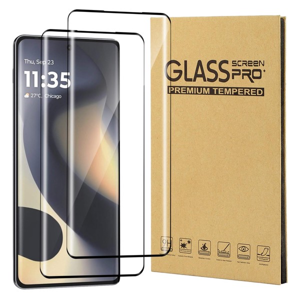 KZIOACSH Screen Protector for Motorola Edge 2024, 2 Pack 9H