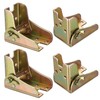 4 Pcs 90 Degree Self Locking Hinges, Folding Lock Extension