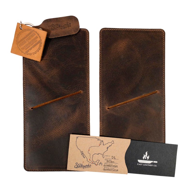 Cast Leather Co., Set of 2 Rectangular Cutlery Sleeves, Utensils