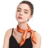 Zando Silk Head Scarf Wrap Neck Scarf Women Silk Feeling