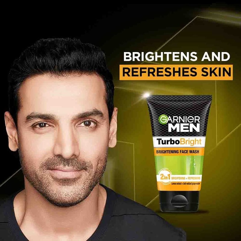 Garnier Men's Turbo Bright Face Wash 100g Scent / 가르니에