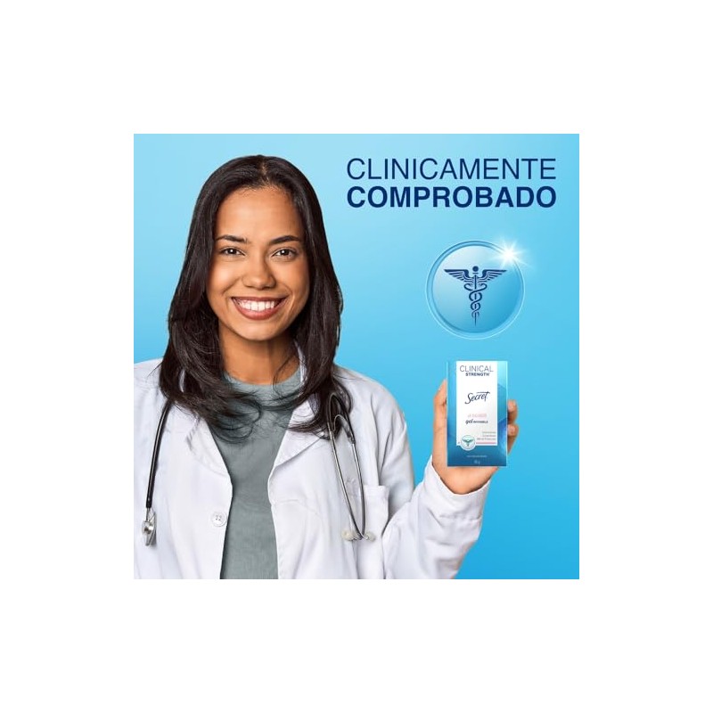SECRET, Desodorante Mujer, Clinical Strength, Desodorante Clinical, Gel Invisible, PH