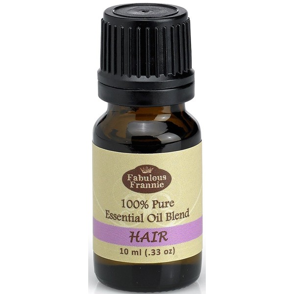 Fabulous Frannie Hair Essential Oil Blend 100% Pure, Undiluted Essential Oil Blend Therapeutic Grade - 10 ml A Perfect Blend of Rosemary, Lavender and Chamomile Essential Oils.
