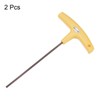 sourcing map 2pcs T-Handle Wrench 1/8" SAE Long Arm Hex
