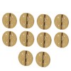 10pcs Mini Antique Hinges Round Exquisite Retro Design Corrosion Resistance