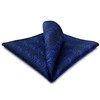 [S&W SHLAX&WING] Blue Pocket Square Formal Use Silk XL, blue