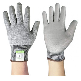 UrsoKuz Cut Resistant Gloves Size 10/XL - CE EN388 Certified, PPE Level 5 Protection, Anti-Slash Safety Gloves for Kitchen, Garden and Work Site