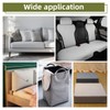 ZESION 2Pcs Self-Adhesive Linen Fabric Patches, Quick Repair for Sofas,
