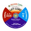 Mandala Crafts 2mm Egg Shell Blind Strings Lift Shade Cord