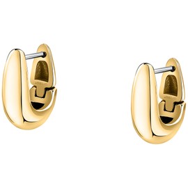 Morellato SAUP18 Women's Gold Steel Hoop Earrings Collection Oval Model, Steel