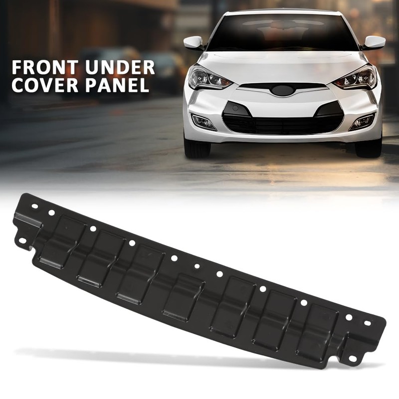 LQI Front Bumper Lower Panel Cover Black Compatible with Hyundai