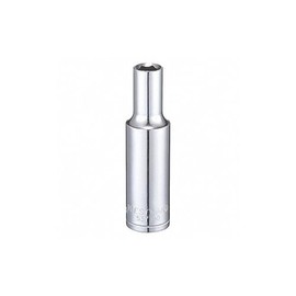 Socket, Steel, Chrome, 7 mm