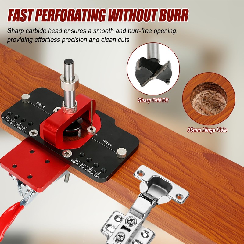 Hinge Drill 35 mm Concealed Hinge Gauge Hole Punch Hinge