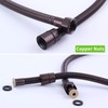 Angle Simple Hand Shower Hose 59", Flexible Stainless Steel Shower