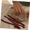 COHEALI 5PCS Wooden Clay Sculpture Tool Set Double Ended Pottery