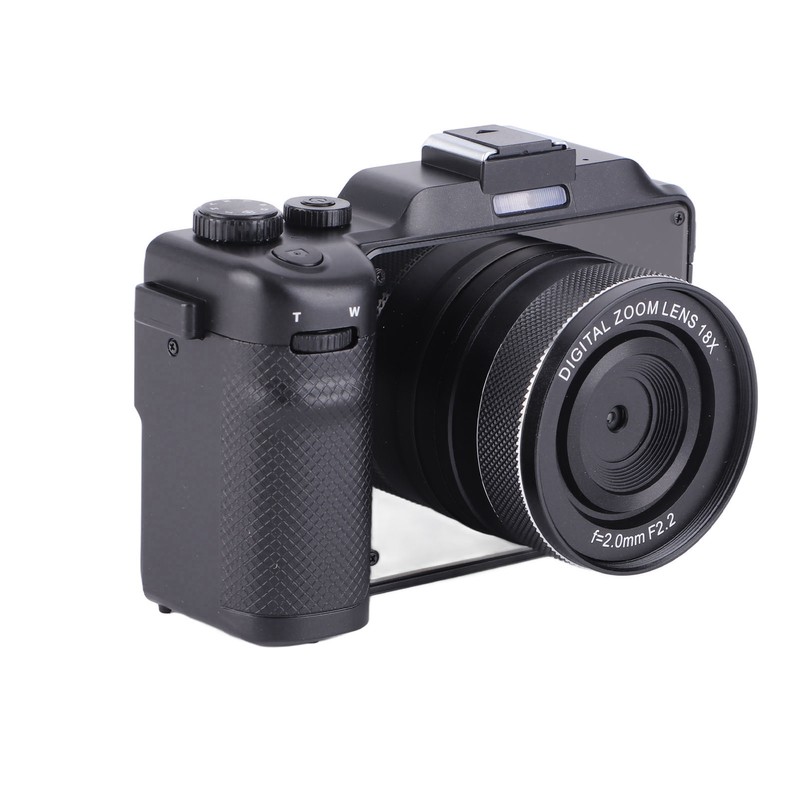 Wifi Digital Camera Dual Lens Front Rear 4K 64MP Portable