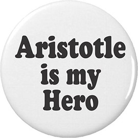 Aristotle is my Hero 2.25" Bottle Opener w/Keyring