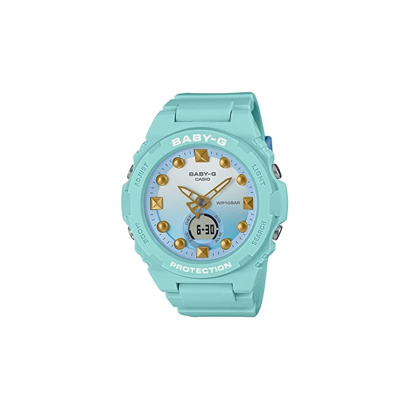 Casio BGA-320-3AJF Women's Mint Lagoon Wristwatch, Genuine Domestic Product, Limited