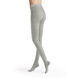 Hudson Women's Tights Winter Plait Warming, Silver 0502