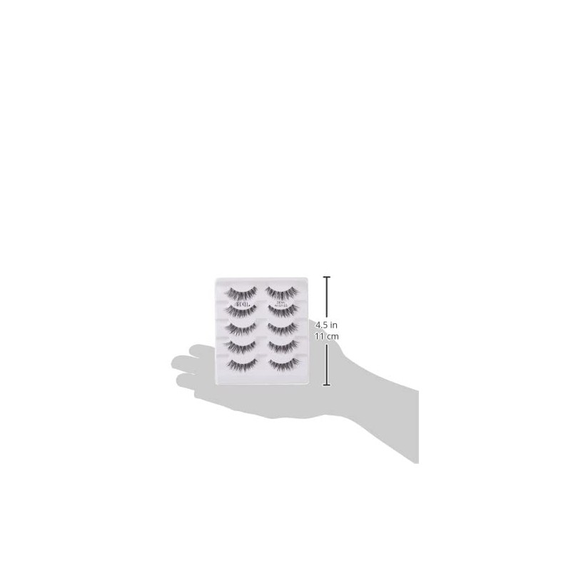 5 Pack Black Wispies Lashes