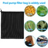 3 Pack Pump Barrier Bag with Drawstring Pond Pump Filter