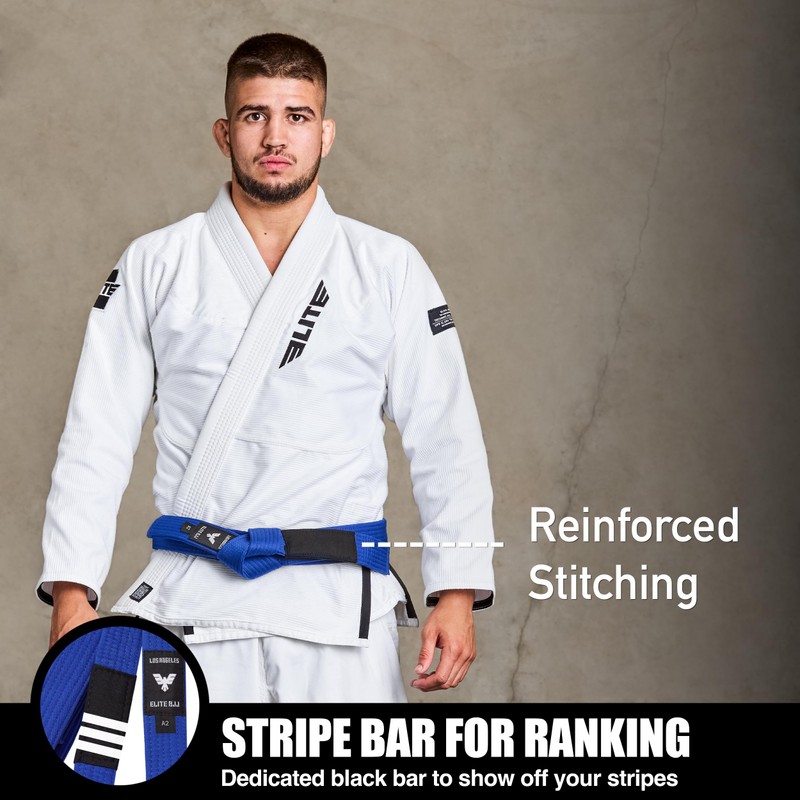 Elite Sports Brazilian Jiu Jitsu BJJ Cinturones, Azul, A5