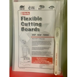 Vita-mix Vitamix Cutting Boards 18x12" 4-Pack FACTORY SEAL - 1 SPATULA!!! Vita-mix