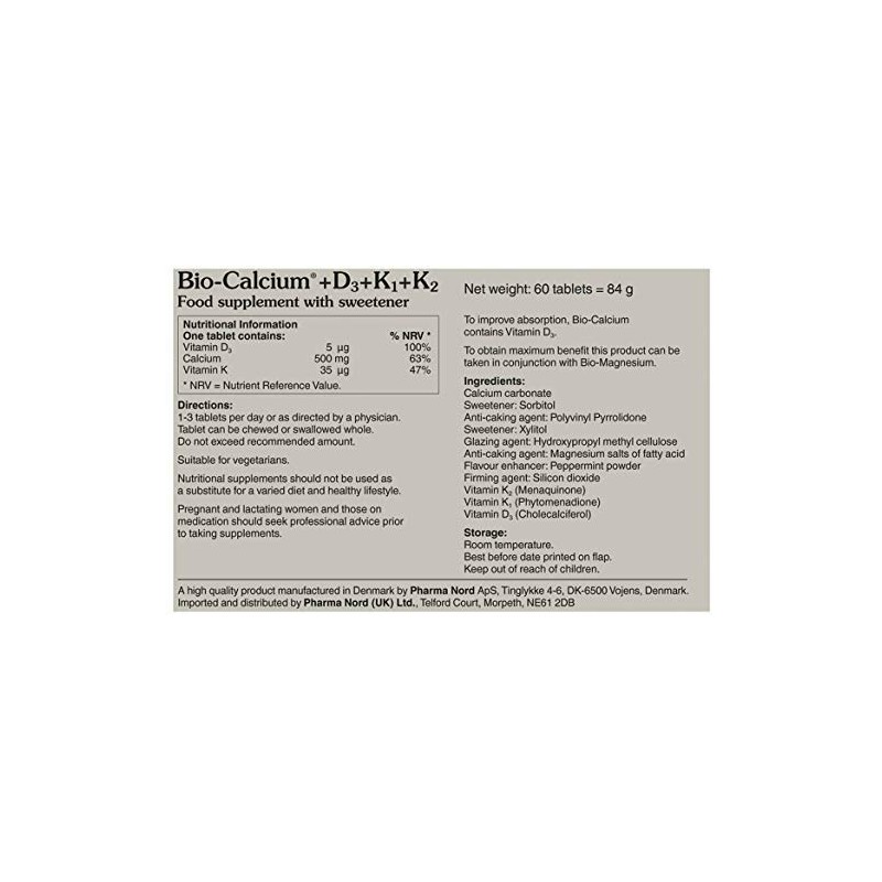 Pharma Nord Bio-Calcium + D3 + K1 + K2 60