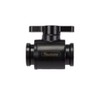 Barrow G1/4" Mini Valve with Aluminum Handle, Black Handle, Black