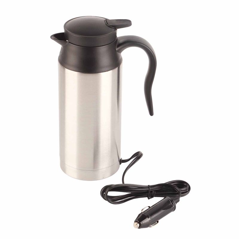 750ML Stainless Steel Car Electric Kettle Coffee Tea for Thermos