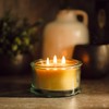 Bluecorn Botanica Beeswax Candle: 3-Wick Scented Candle Made with Pure