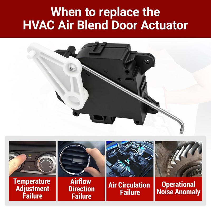 79160-S0X-A01 HVAC Blend Door Actuator Compatible with 2002-2006 Acura MDX,