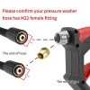 Tool Daily Short Pressure Washer Gun With Foam Cannon, 1/4