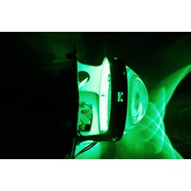 iJDMTOY Emerald Green 15-SMD LED Accent Ambient Lighting Kit Compatible with Car Motorcycle Projector Lens Demon Eye Retrofit