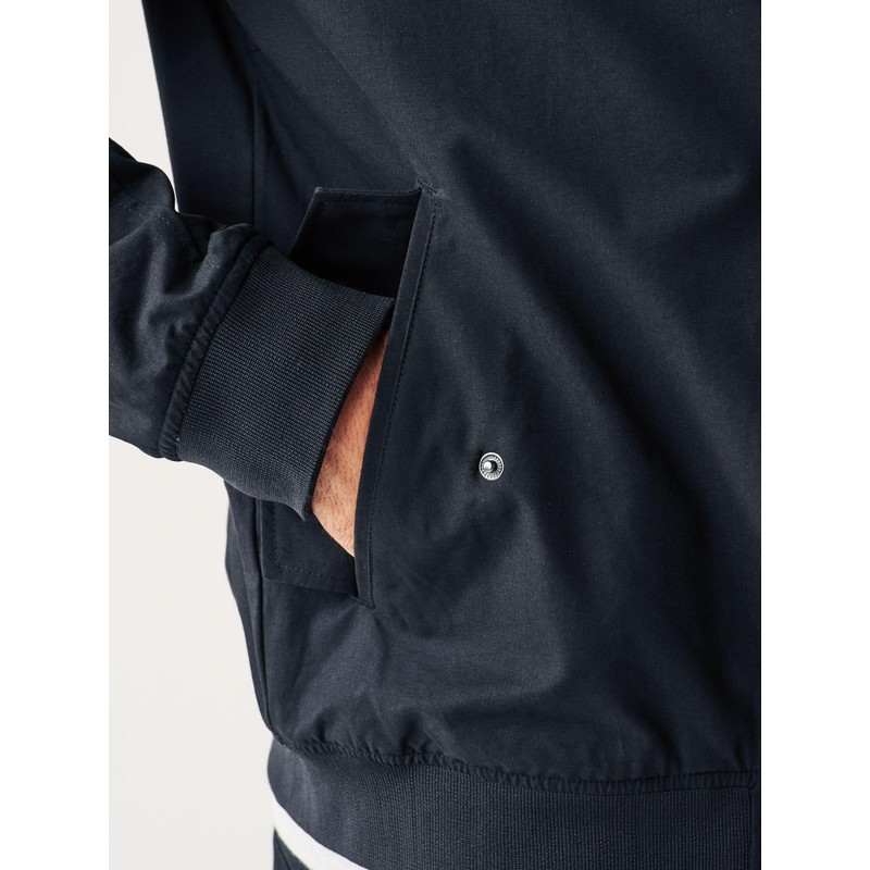 NEXT Harrington Waterproof Jacket with Check Lining, navy blue, XXL