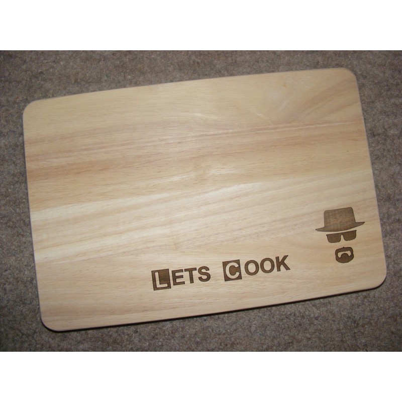 Heisenberg Breaking Bad Hardwood Cheese Cutting Board