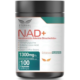 NAD Caps - NAD (Nicotinamida Adenina Dinucleótido) con Colágeno Marino Hidrolizado - Suplemento Diario - 90 Cápsulas 500 mg - Sin Sabor
