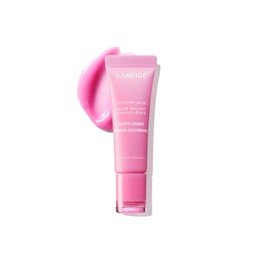 LANEIGE Lip Glowy Balm Sweet Candy, Hydrating Korean Lip Balm with Murumuru Butter & Shea Butter, Lightweight Non-Sticky Glossy Finish, K-Beauty Lip Care, 10g