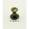 HAND® 20 Sets of Antique Brass Tone Metal Binding Screws