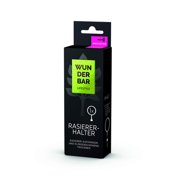 Single razor holder for bath and shower, at home and