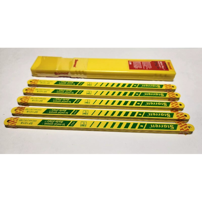 Starrett 50 Starrett Greenstripe Hacksaw Blades 10”X 18T SF1018 Sealed