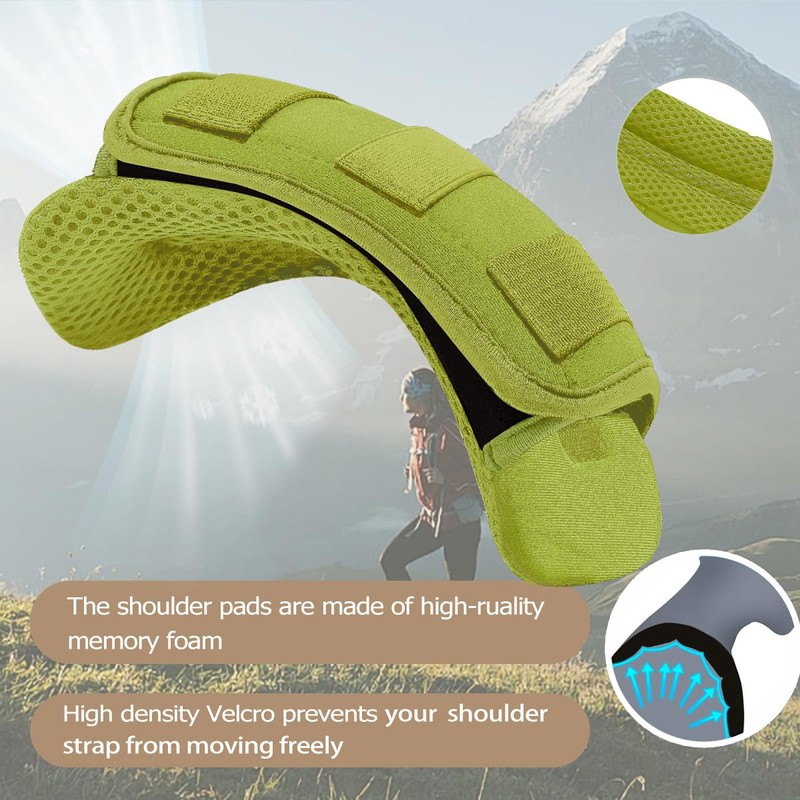 2Pcs Thick Cushioned Shoulder Pads, Featuring Anti-Slip Design and Breathable