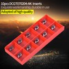 10Pcs/set CNC Carbide Tip Inserts Blade Cutter Lathe Turning Tool
