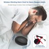 DreamSky Vibrating Alarm Clock for Heavy Sleepers - Auto Set