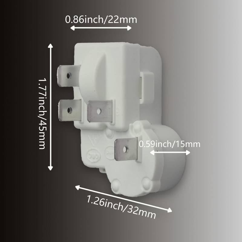 1pcs 4Pins ZHB35-120P15 Refrigerator Compressor Starter Relay Over Load Protector