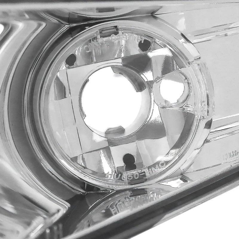 Spec-D Tuning Chrome Housing Clear Lens Bumper Lights Compatible with