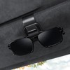 KAFANLIN 2 Pack Sunglass Holder for Car Visor Clip Eyeglass