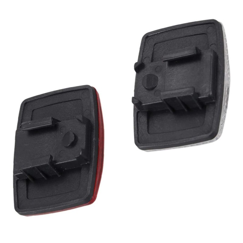 Bike Reflectors Bicycle Cycling Light Reflector Rear Front for Handlebar