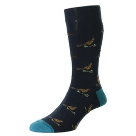 Bisley Pheasant Socks Navy - Hunting outdoor gear for Men